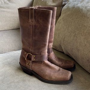 Size 9 Leather Brown Boots